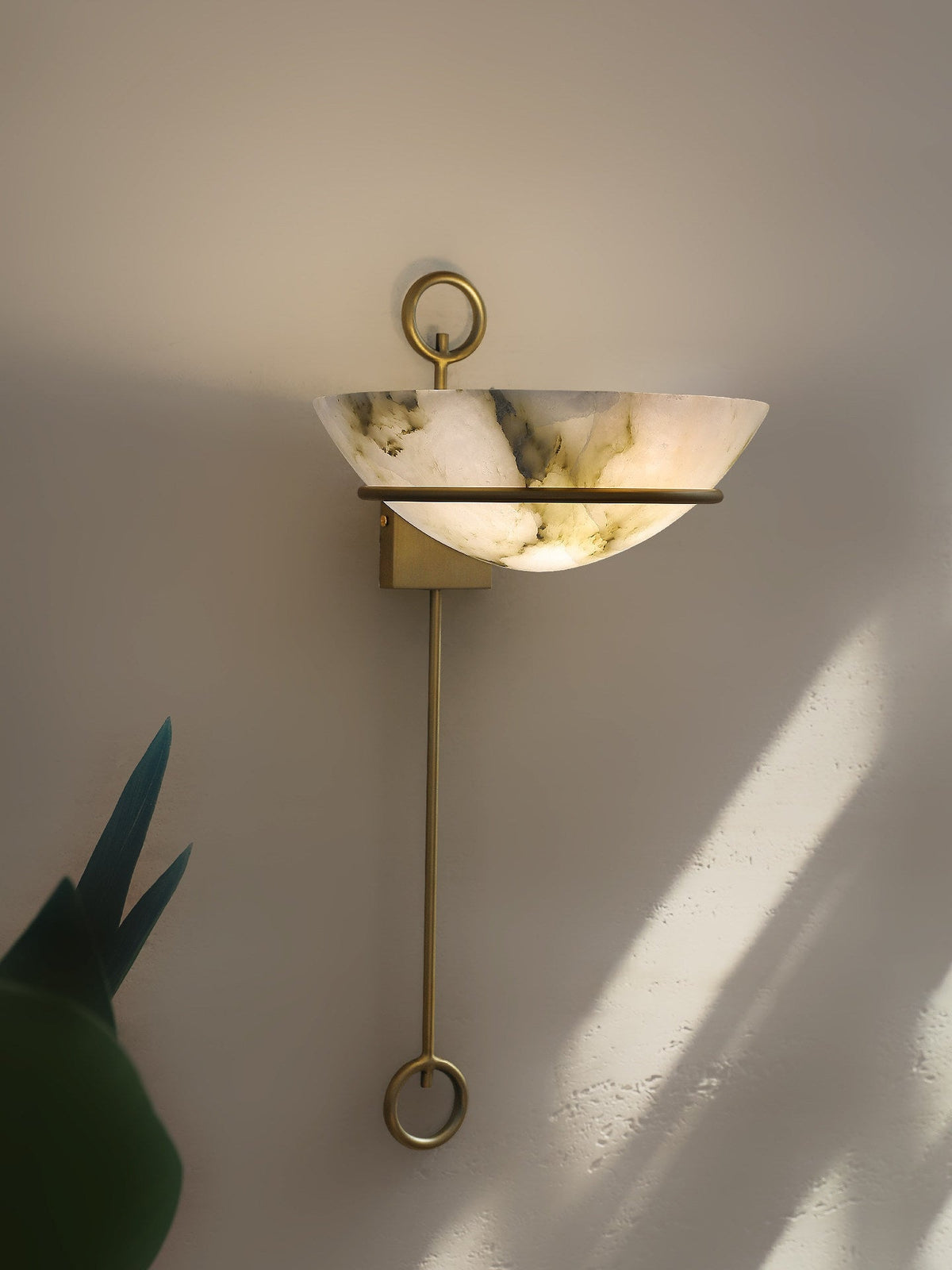Tether Alabaster Wall Sconce