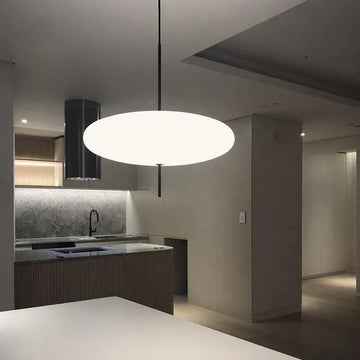 Modern White Bead Lampshade Pendant Light for Living / dining Room