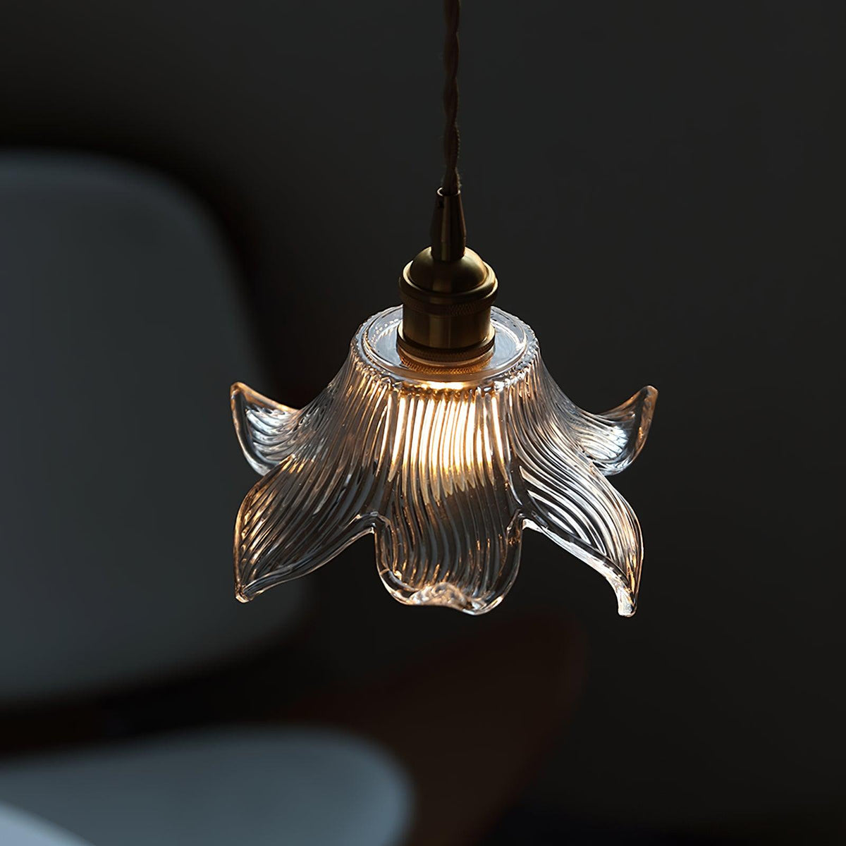 Transparent Crystal Pendant Light