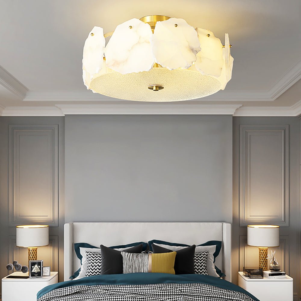 Valeria Alabaster Ceiling Lamp - Vakkerlight