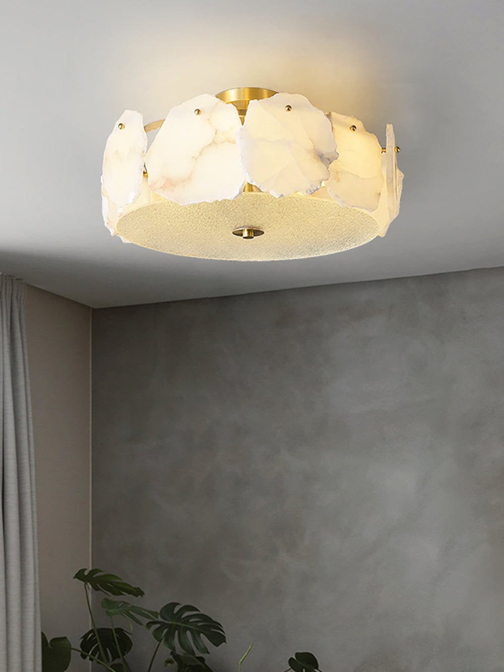 Valeria Alabaster Ceiling Lamp - Vakkerlight
