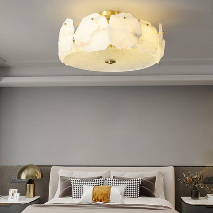 Valeria Alabaster Ceiling Lamp - Vakkerlight