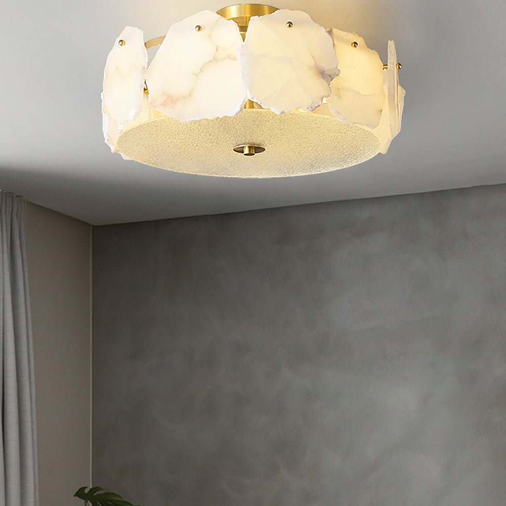 Valeria Alabaster Ceiling Lamp - Vakkerlight