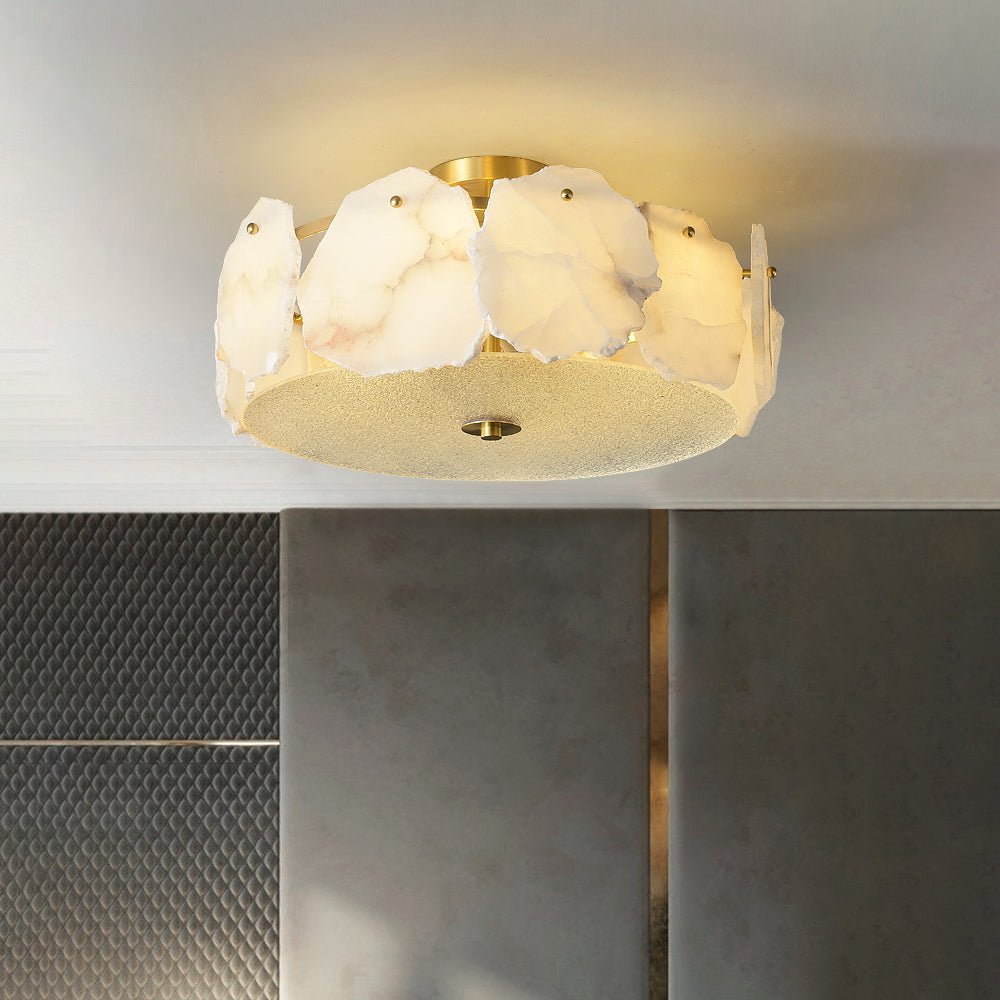 Valeria Alabaster Ceiling Lamp - Vakkerlight