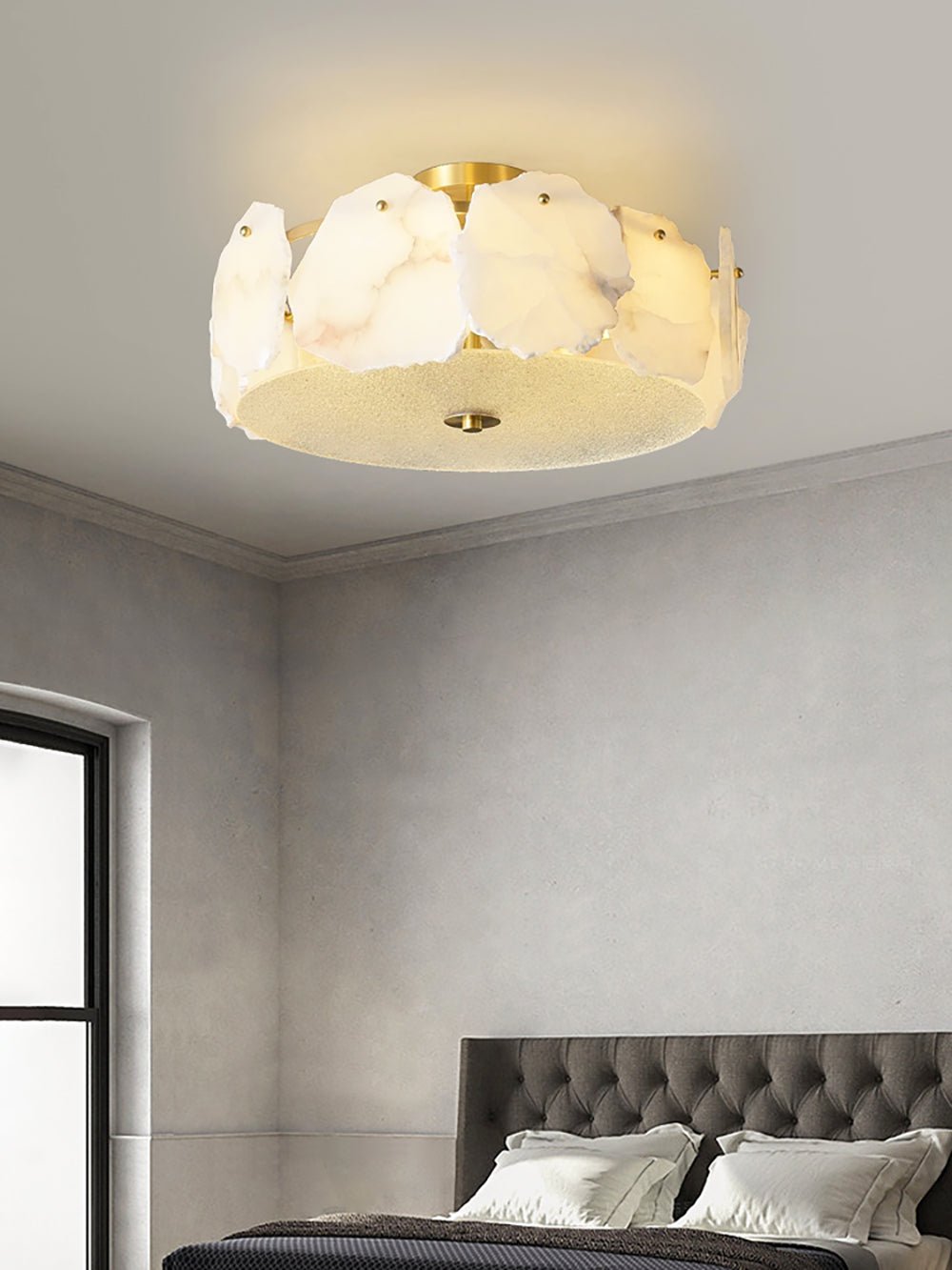 Valeria Alabaster Ceiling Lamp - Vakkerlight