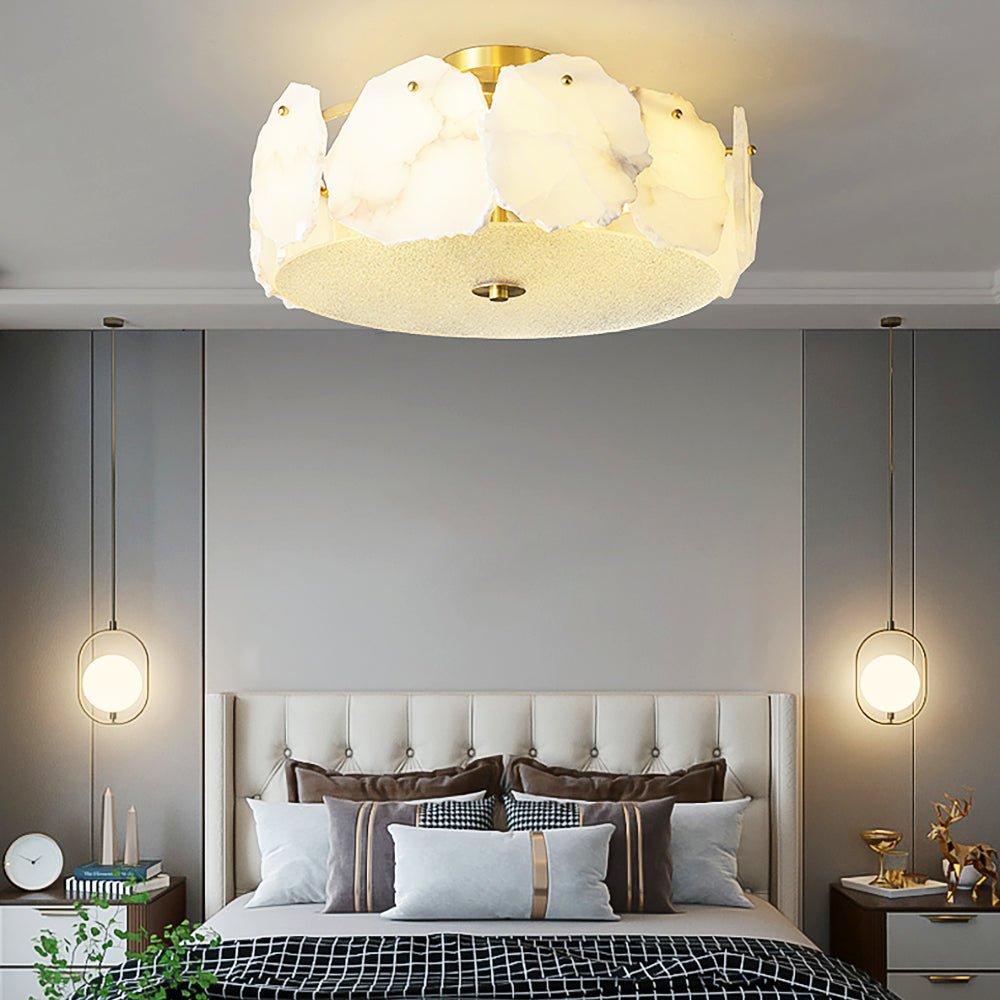 Valeria Alabaster Ceiling Lamp - Vakkerlight