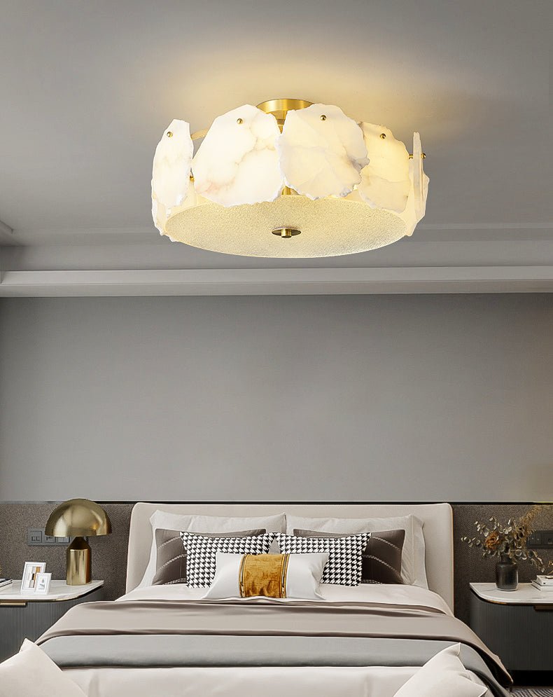 Valeria Alabaster Ceiling Lamp - Vakkerlight