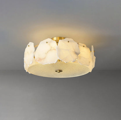 Valeria Alabaster Ceiling Lamp - Vakkerlight
