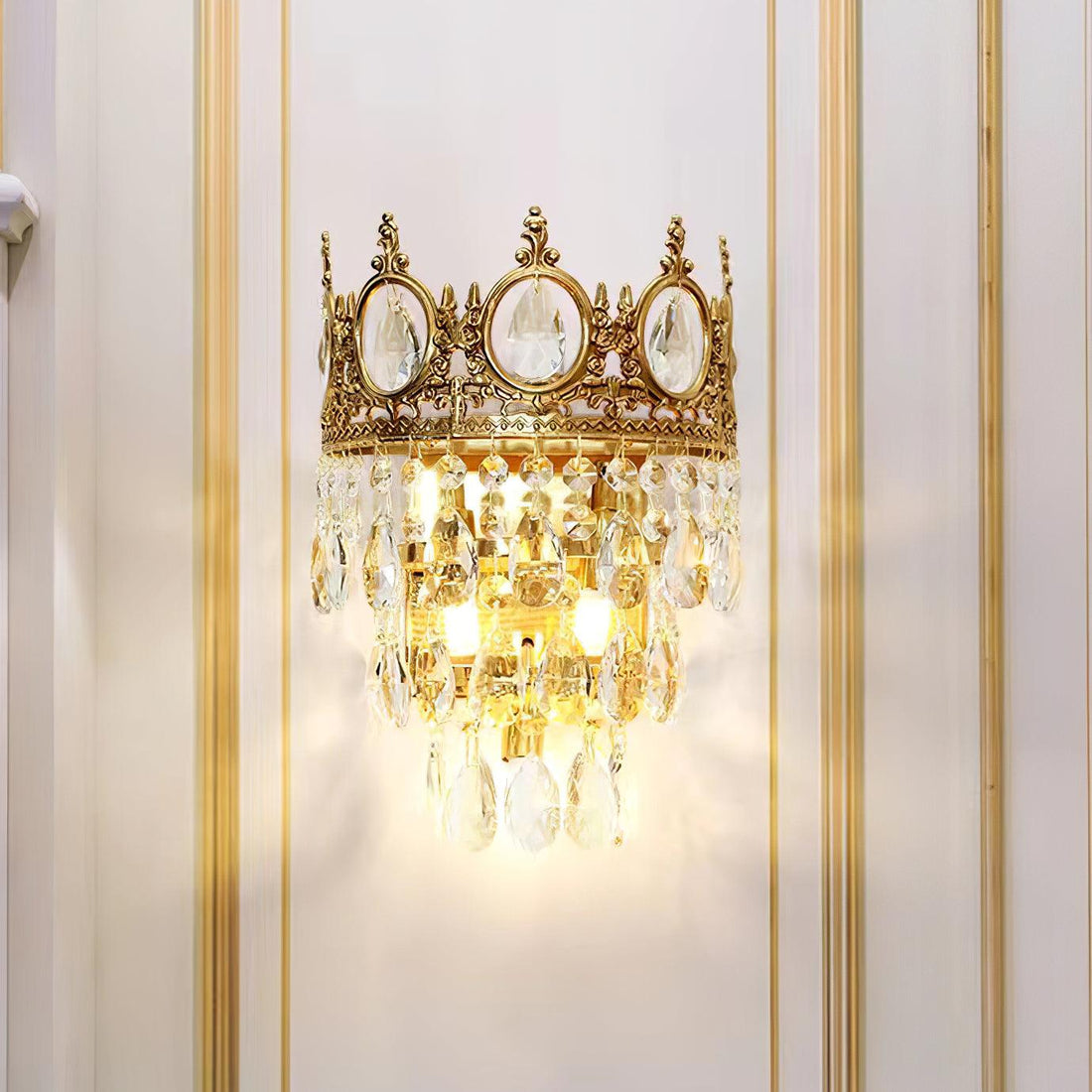 Vintage Crystal  Wall lamp