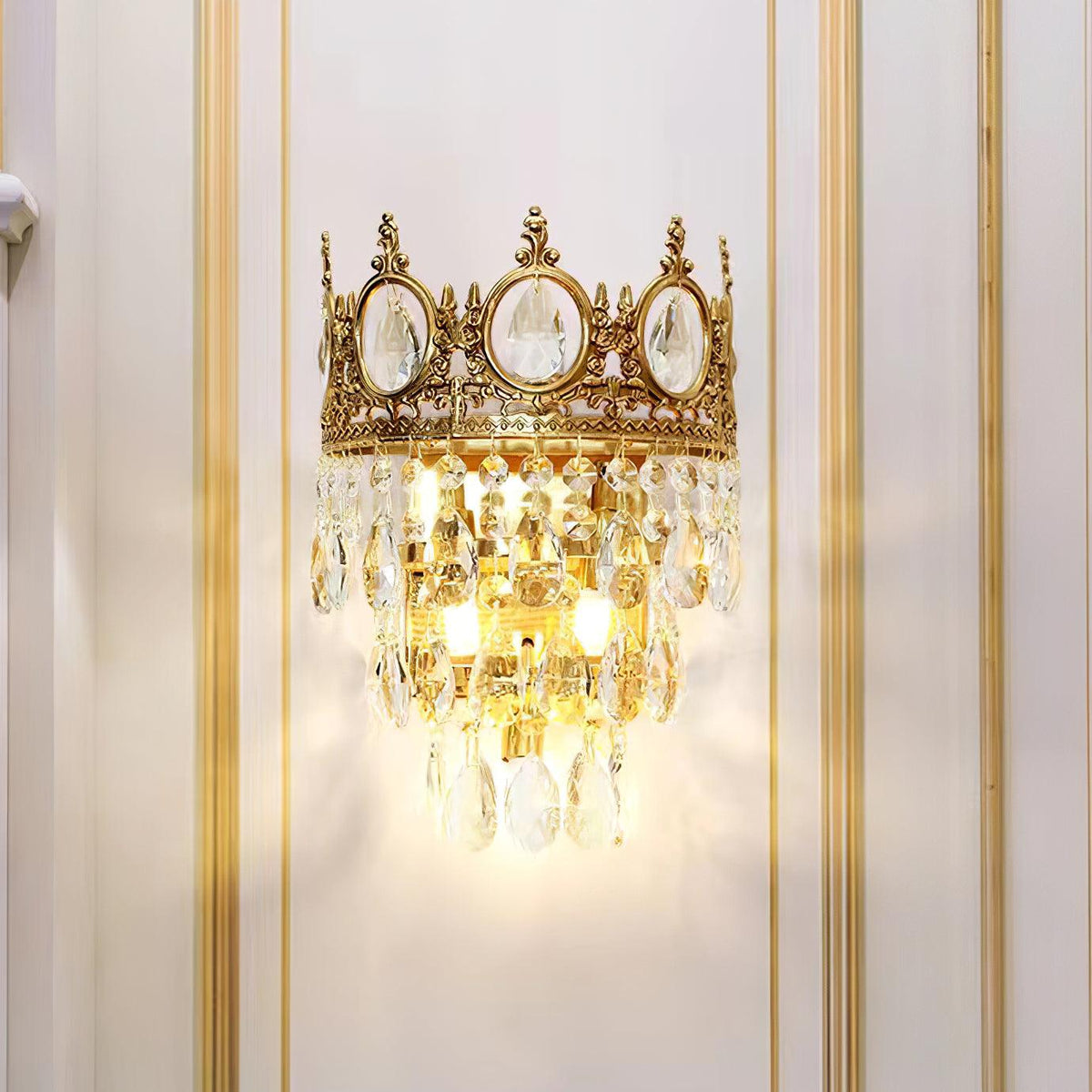 Vintage Crystal  Wall lamp