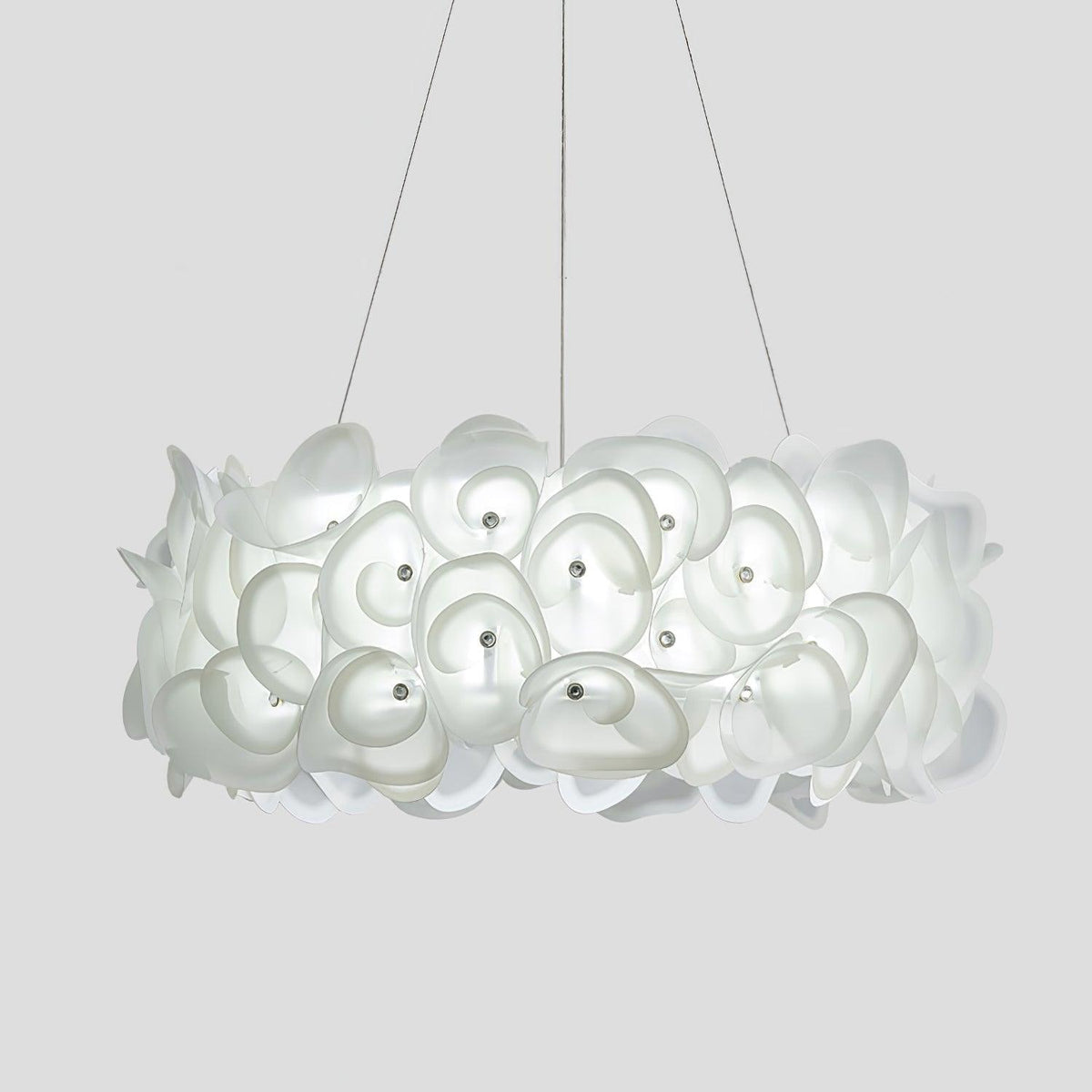 White Hydrangea Pendant Lamp