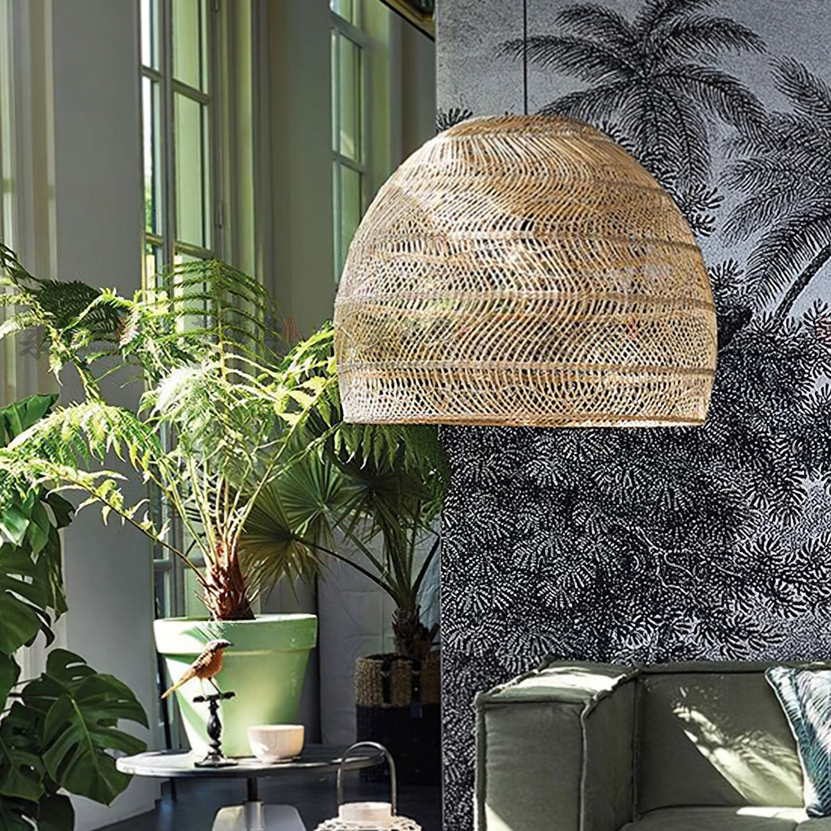 Wicker Pendant Lamp
