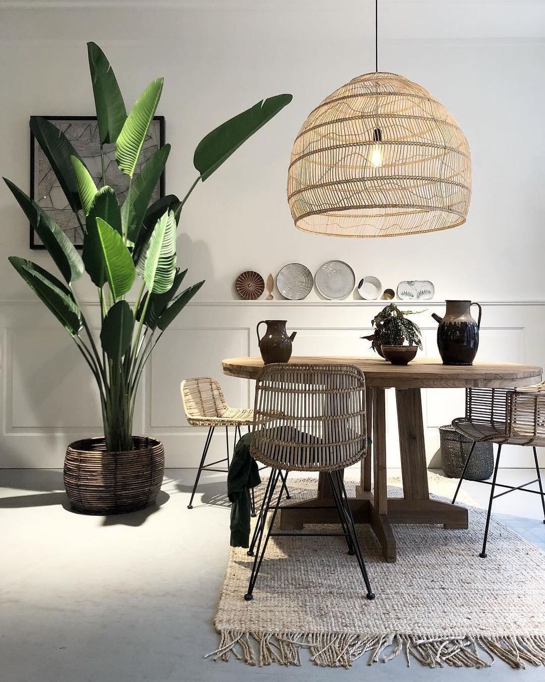 Wicker Pendant Lamp