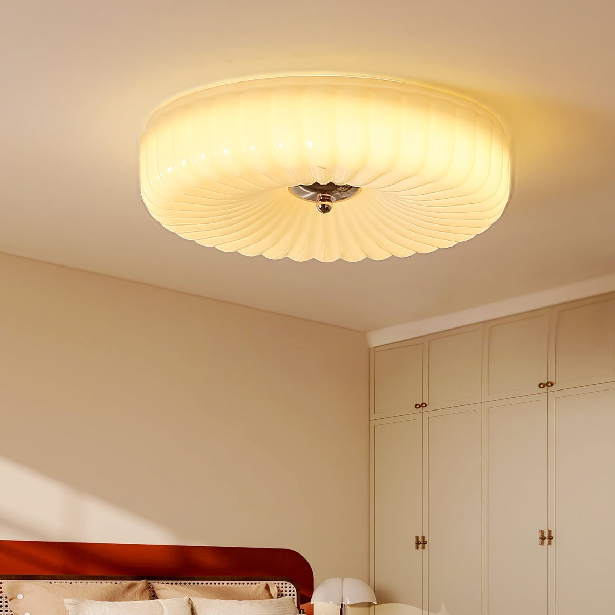 Willa Glass Flush Mount Ceiling Light