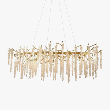 Wisteria Flower Crystal Chandelier