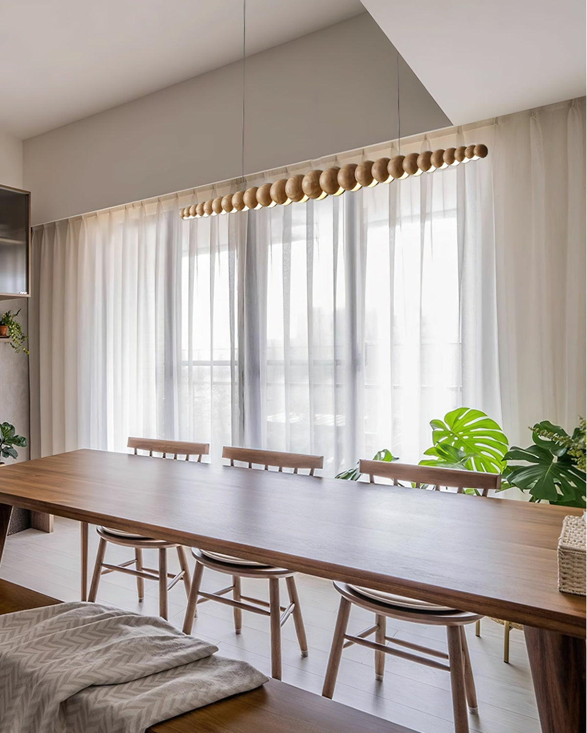 Woodline Orb Pendant Light