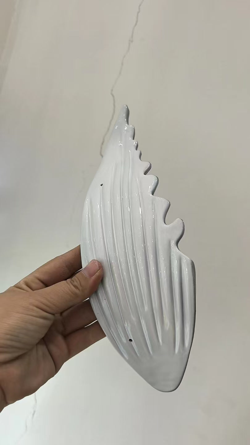 Luxury Spiral Creative Floating Ceramic Wings Chandelier for Hotel Lobby / restaurant