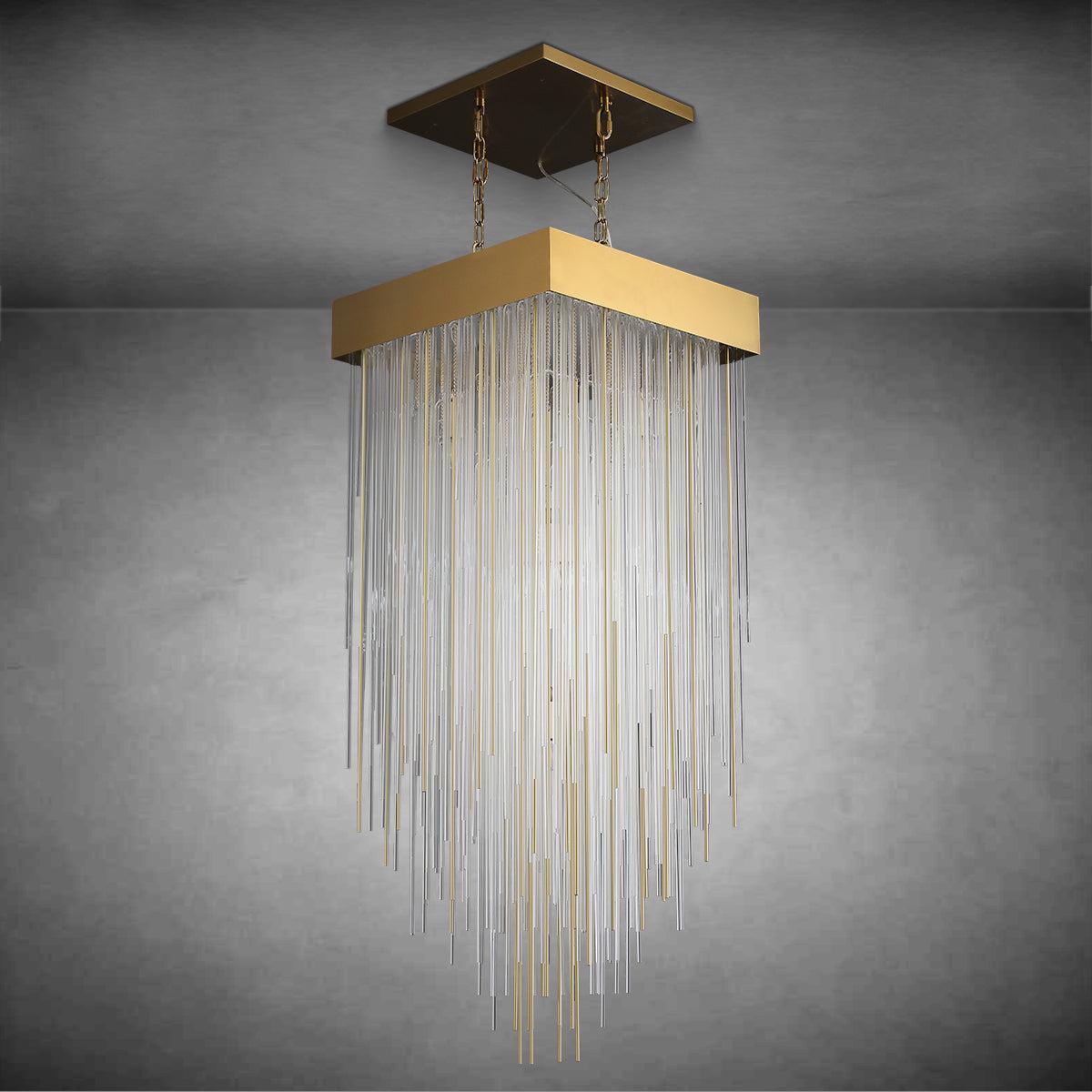 Casa Square Chandelier 30"