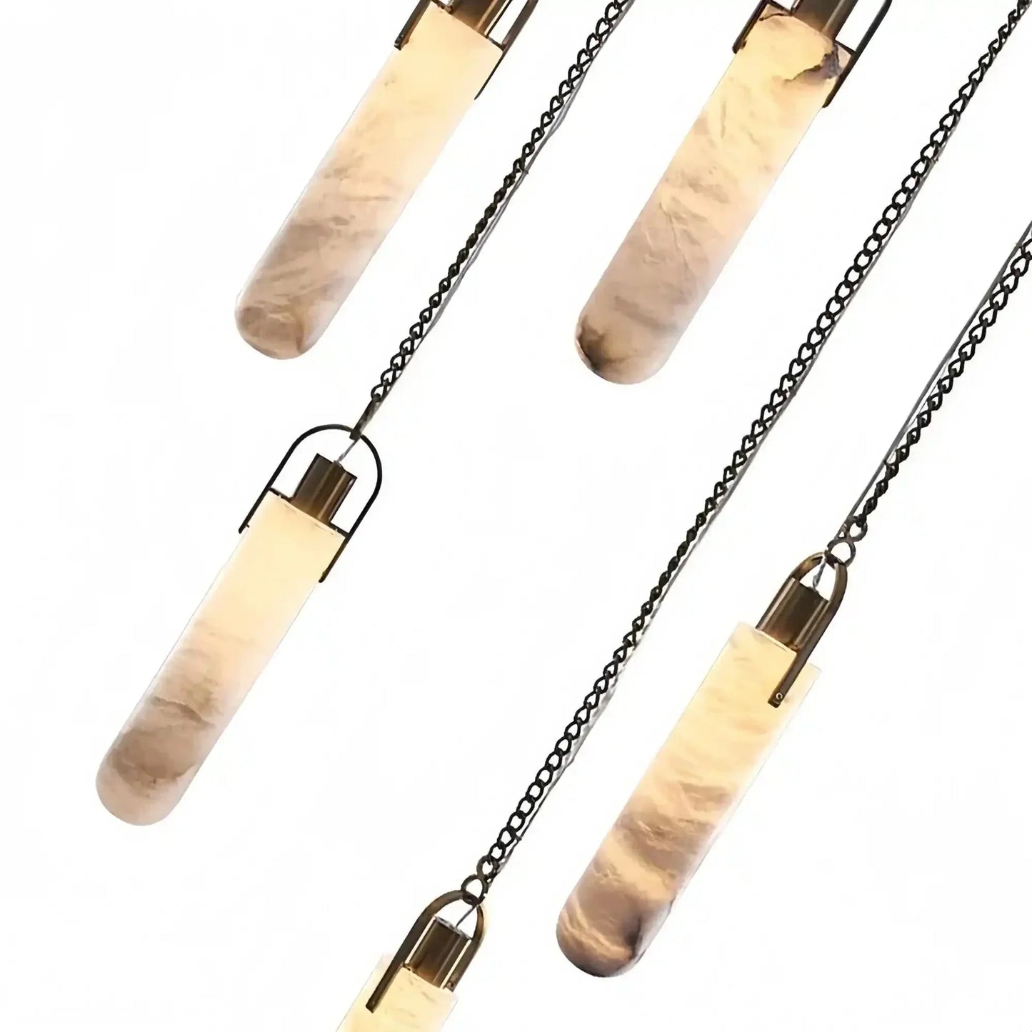 Alabaster Flint 1/2/3/5/7/9/12/15 - Light LED Multi - Drop Pendant - 12 lightsManor Lights