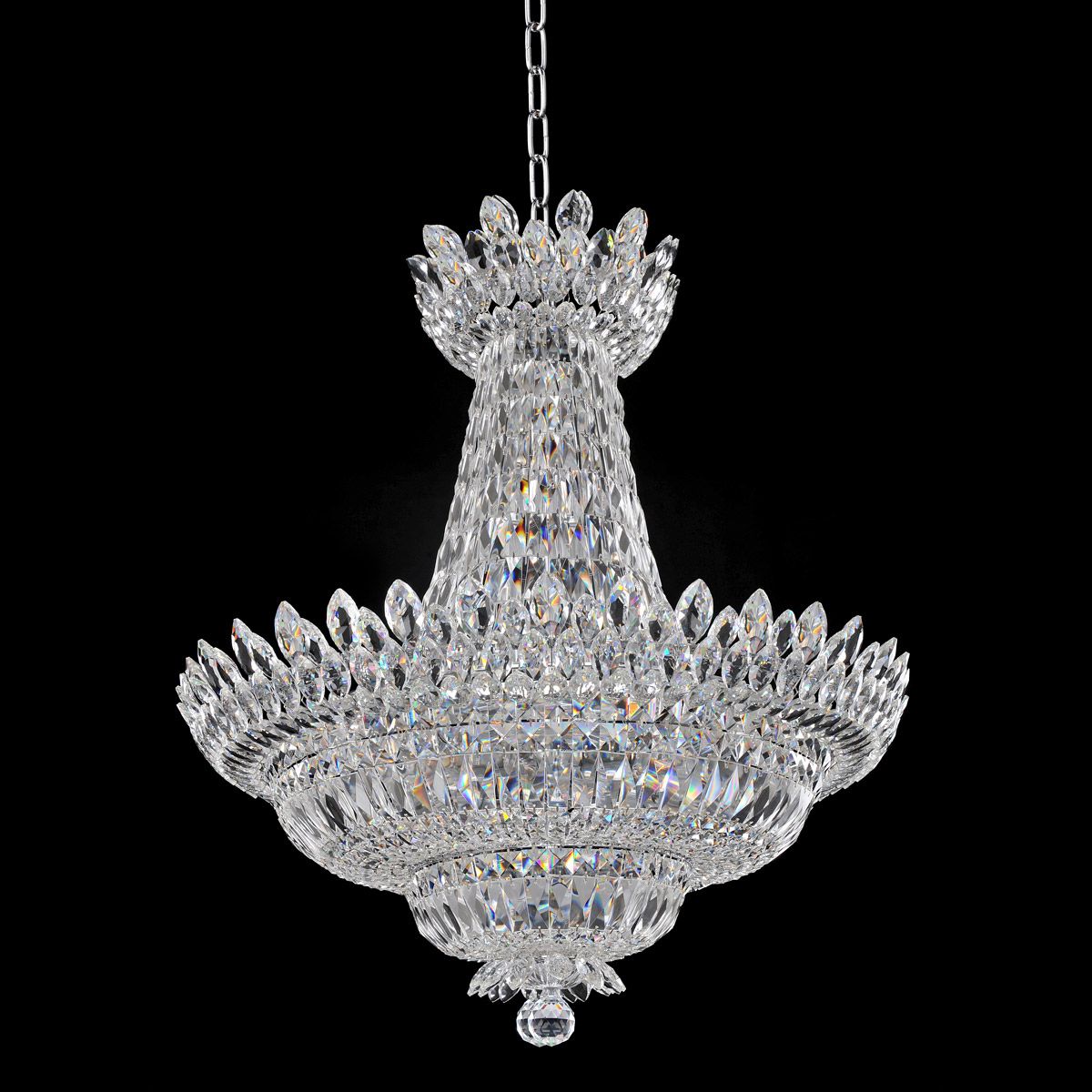 New Empire Style Foyer Ceiling Chandelier Crystal Pendant Light for Living Room Decoration