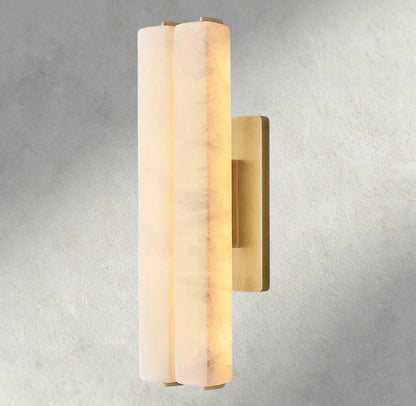 Audubon Alabaster Double Sconce - Manohaus