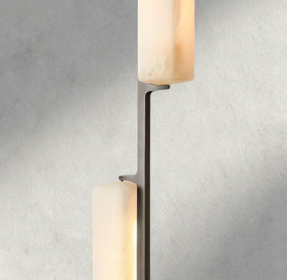 Audubon Alabaster Linear Chandelier 54" - Manohaus