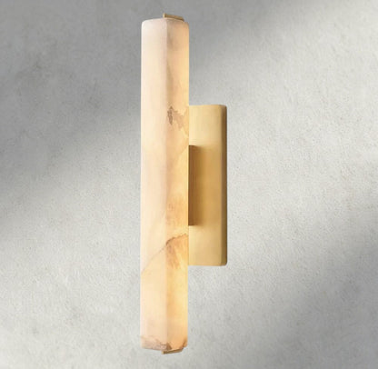Audubon Alabaster Single Sconce - Manohaus