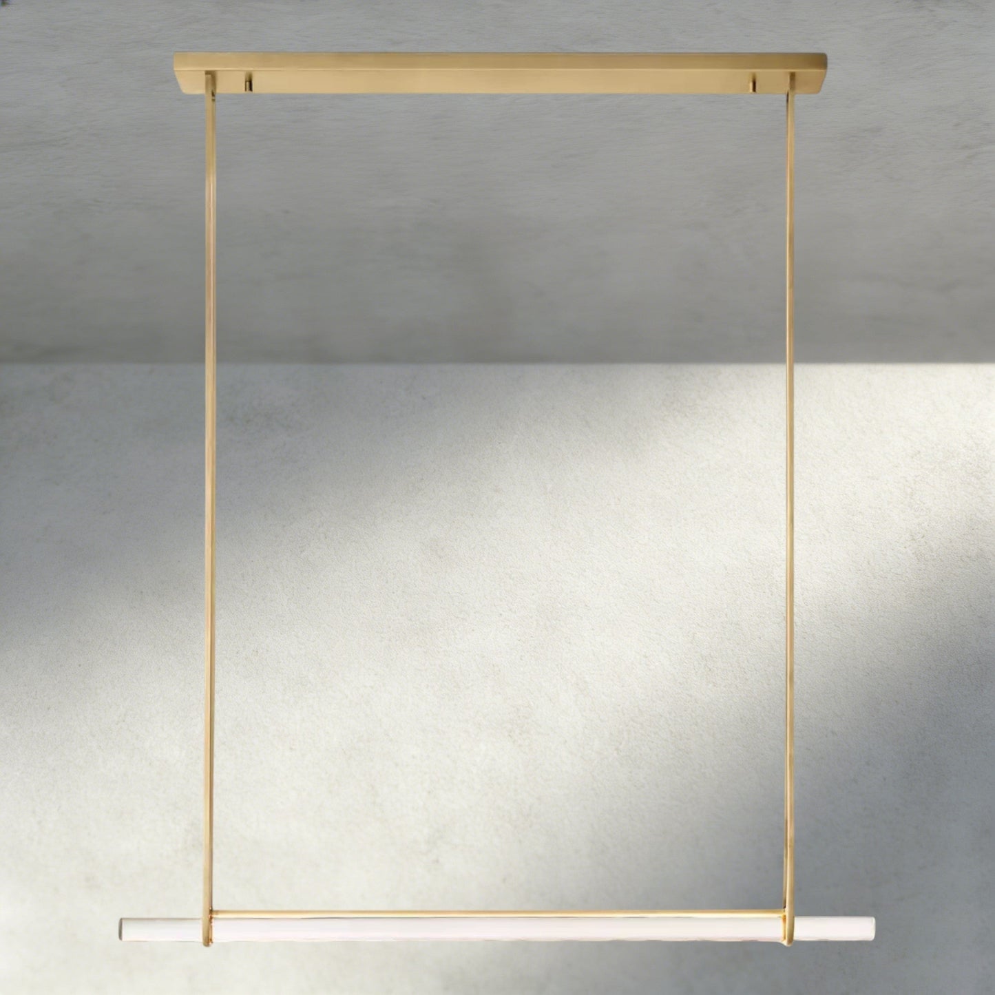 Audubon Crystal Linear Single Bar Chandelier - Manohaus