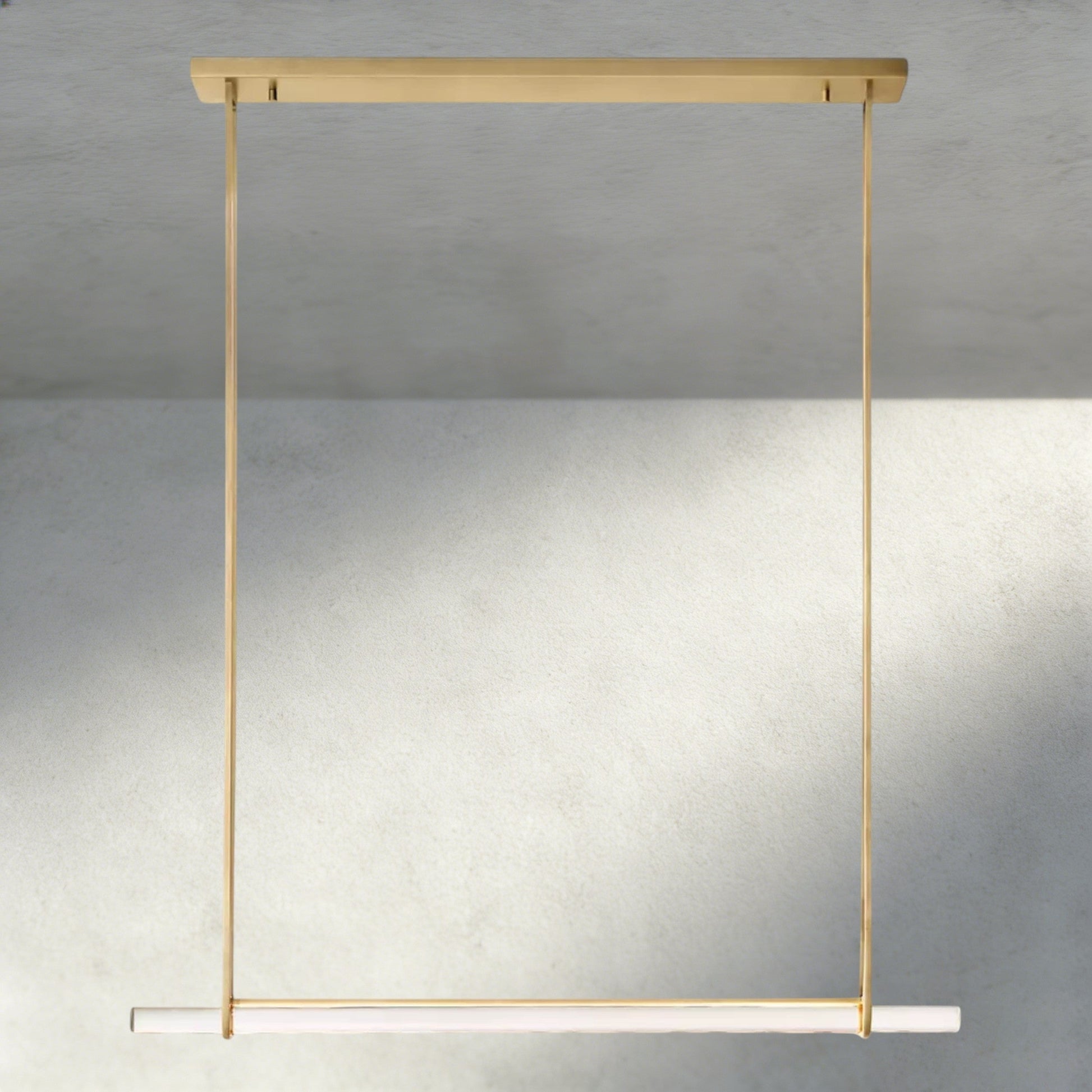 Audubon Crystal Linear Single Bar Chandelier - Manohaus