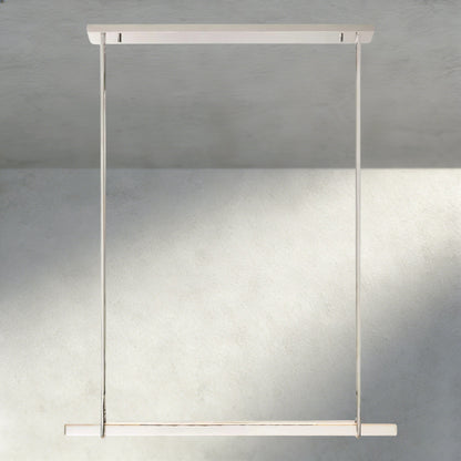 Audubon Crystal Linear Single Bar Chandelier - Manohaus