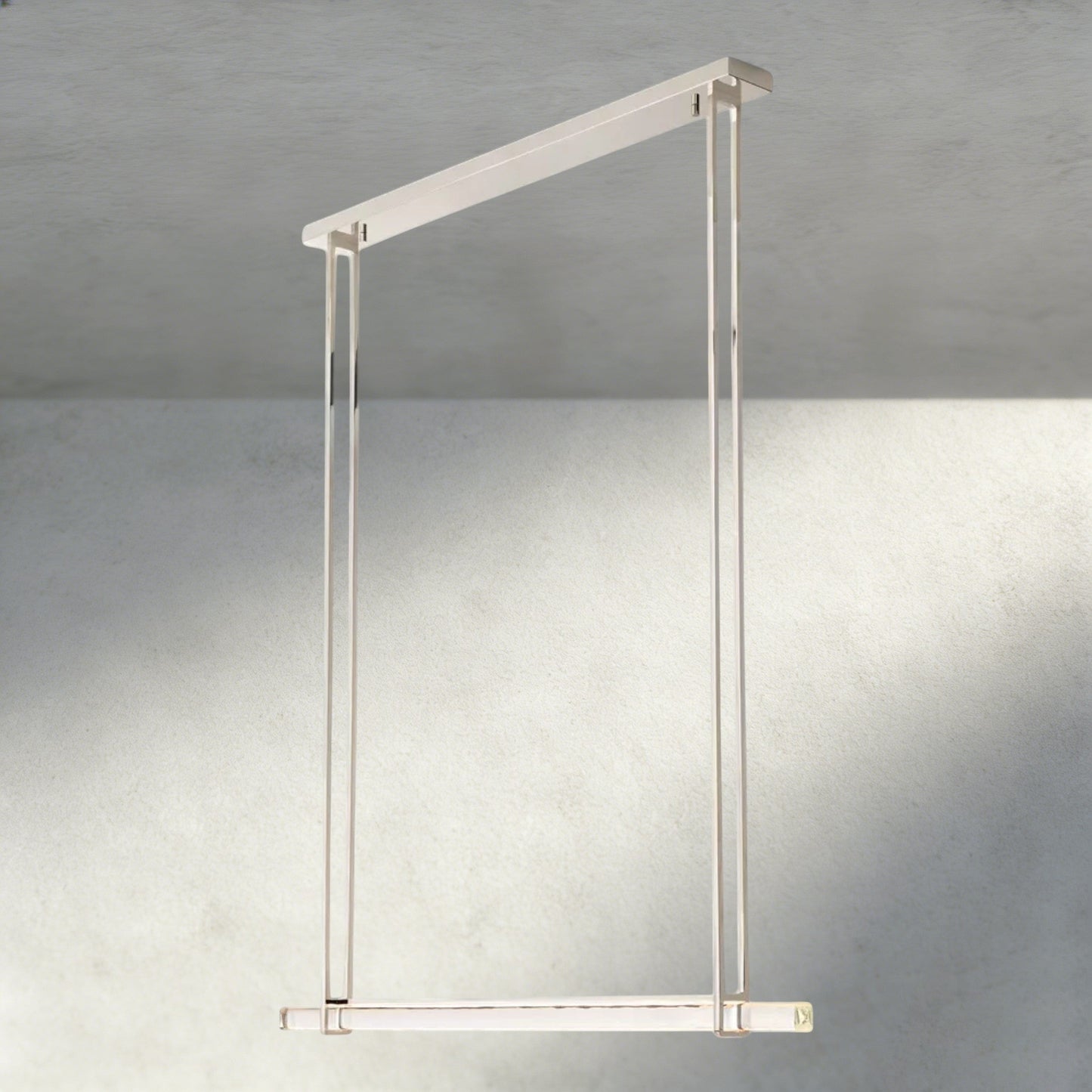 Audubon Crystal Linear Single Bar Chandelier - Manohaus
