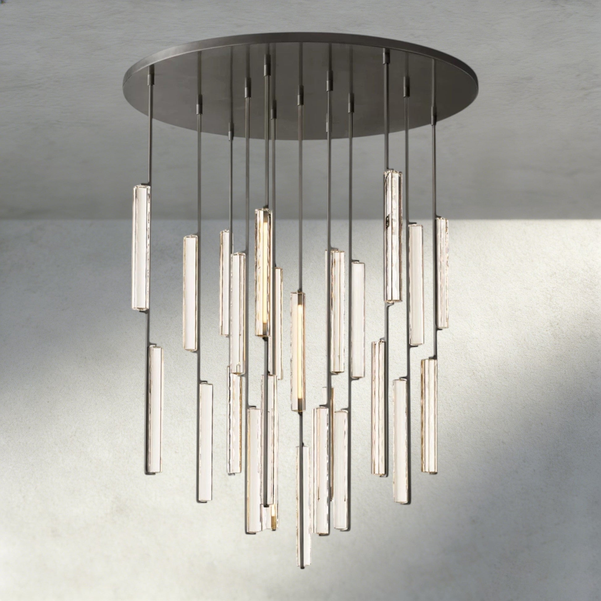 Audubon Crystal Round Chandelier 24", 40", 56" - Manohaus