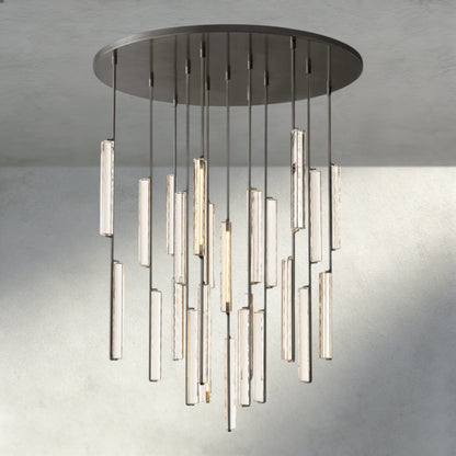 Audubon Crystal Round Chandelier 24", 40", 56" - Manohaus
