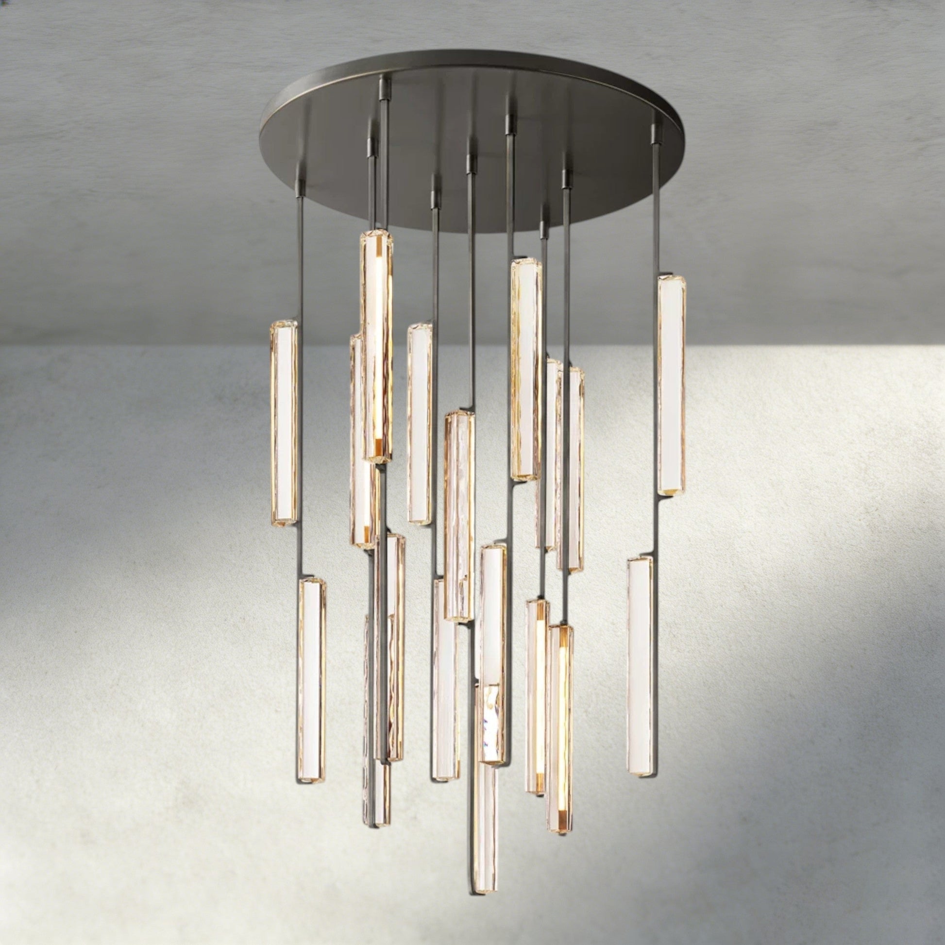 Audubon Crystal Round Chandelier 24", 40", 56" - Manohaus