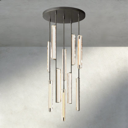 Audubon Crystal Round Chandelier 24", 40", 56" - Manohaus