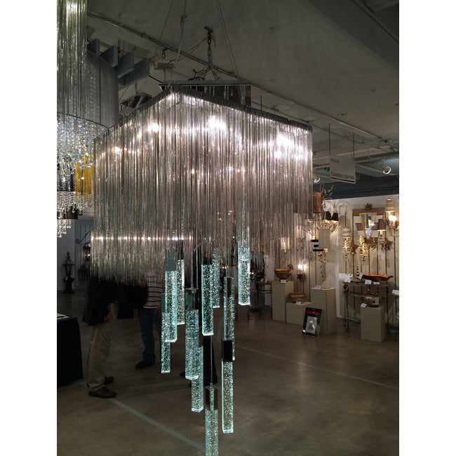 Sleek Beam Square Pendant