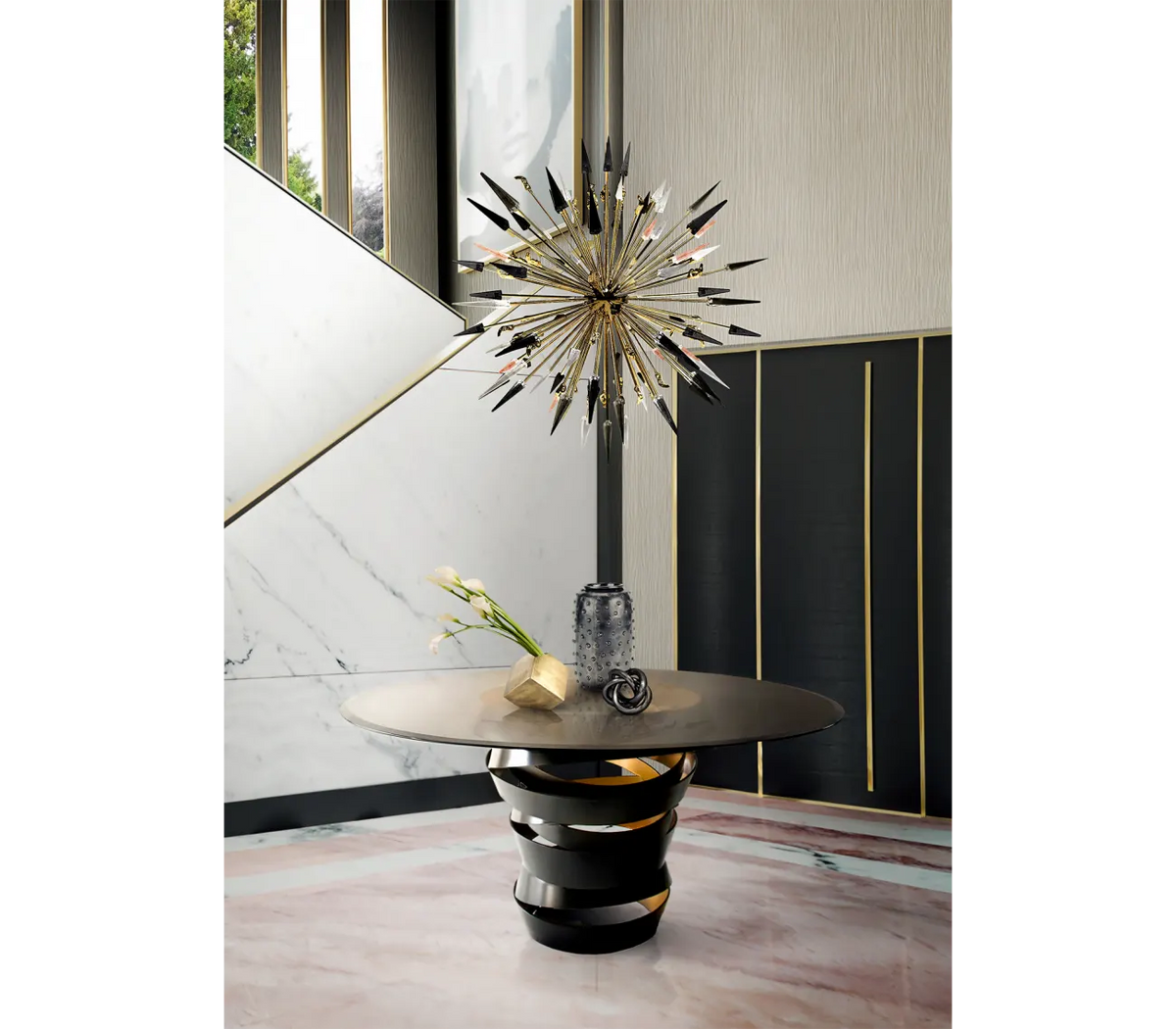 37X31 Inch 12-Light Candle Style Antique Brass Crystal Chandelier – Ideal for Dining Room & Foyer High Ceilings