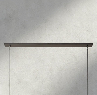 Boule De Cristal Clear Glass Linear Chandelier 48", 60" - Manohaus