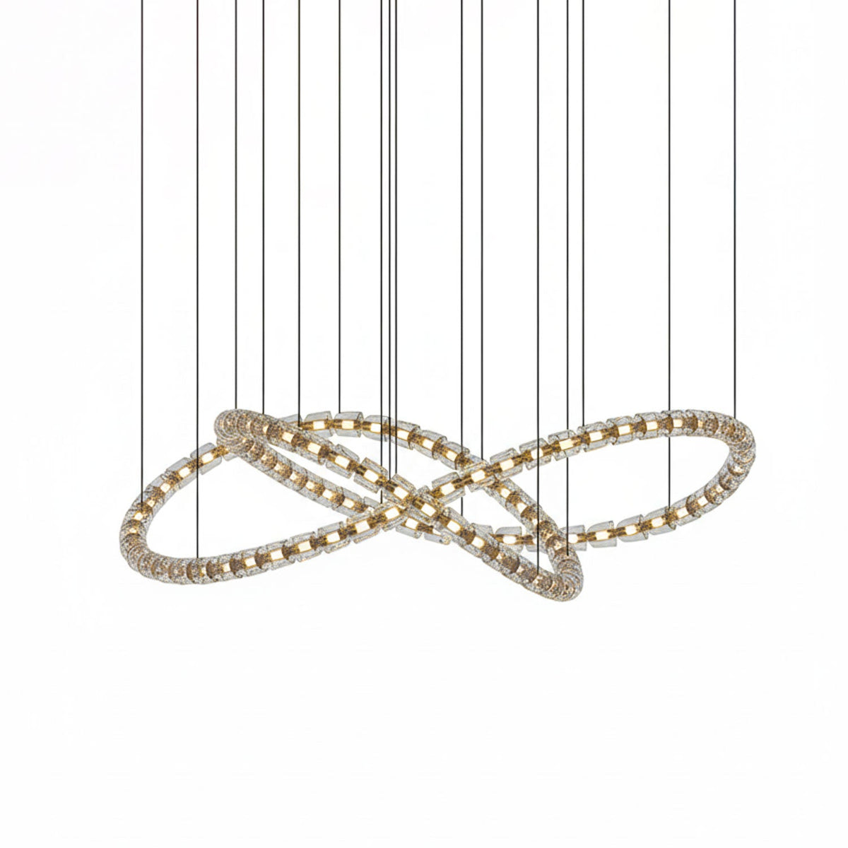 Gabriel Gold Crystal Chandelier