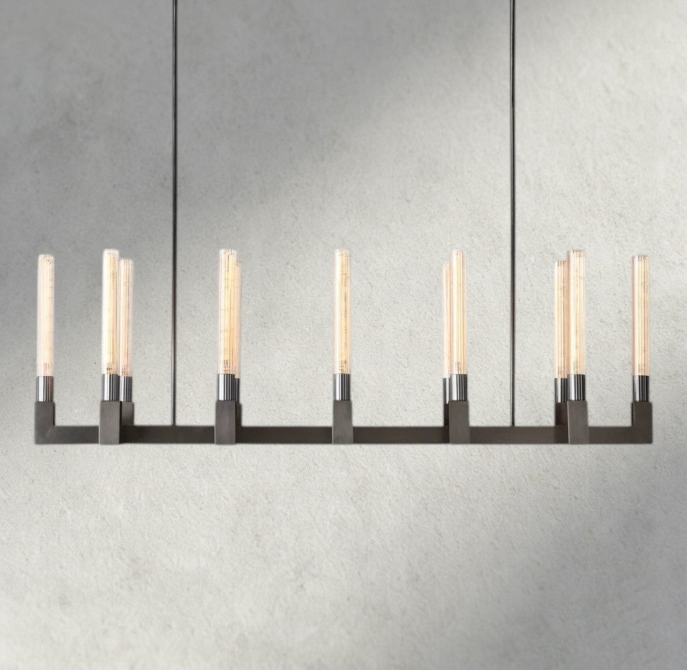 Cannele Linear Chandelier 55", 67"