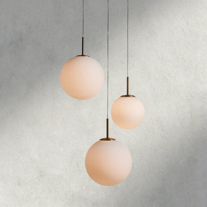 20" / MATTE OPAL Casen Round Chandelier 20", 28", 34", 43"