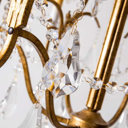 Caspian Vintage Candle Art Brass Chandelier For Living Room-chandeliers for dining room,chandeliers for stairways,chandeliers for foyer,chandeliers for bedrooms,chandeliers for kitchen,chandeliers for living room - Manohaus - Manohaus