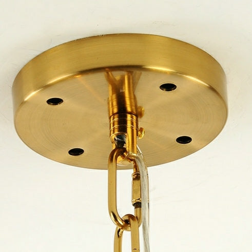 Modern European Round K9 Crystal Chandelier Ceiling Light for Living and Dining Room