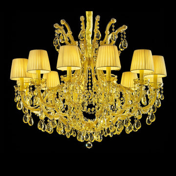 Champagne Maria Theresa Crystal Chandeliers