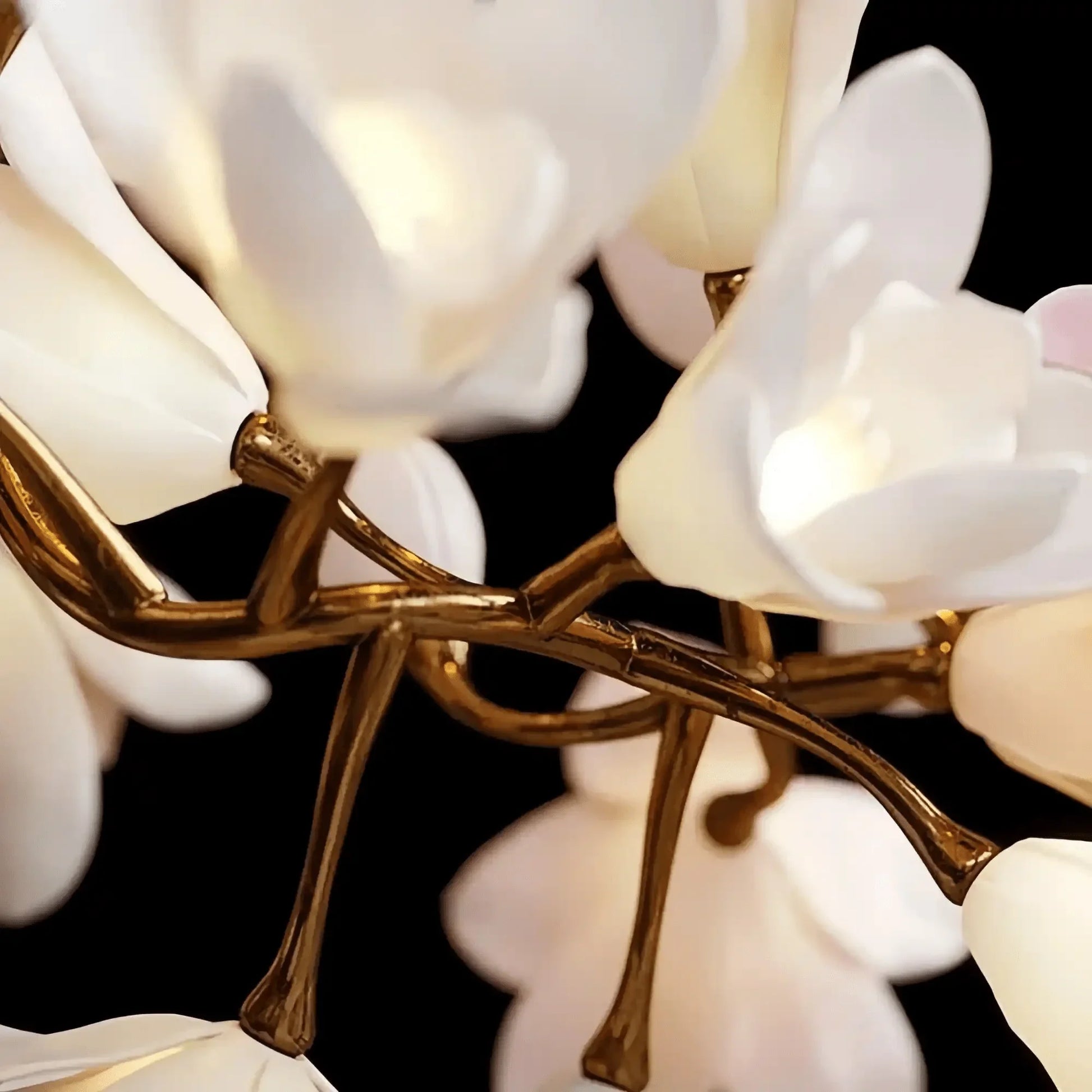 Circular Blossom Chandelier - L 47.2″(120cm) x W 15.7″(40cm) x H 17.7″ (45cm)-Manor Lights