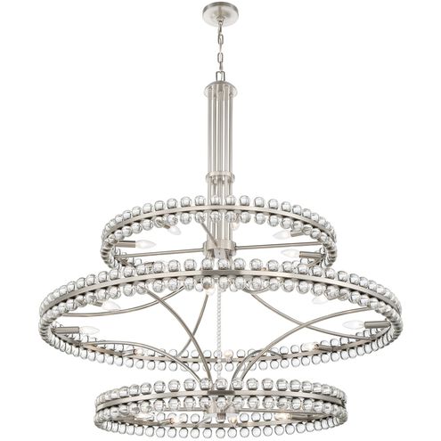 Modern 2 / 3 Ring Glass Ball Chandelier for Low-Ceiling