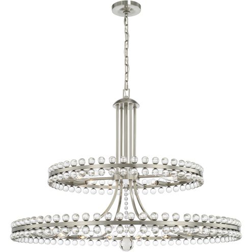 Modern 2 / 3 Ring Glass Ball Chandelier for Low-Ceiling