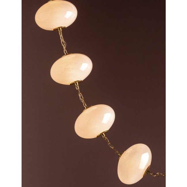 Lattice Glass Chandelier