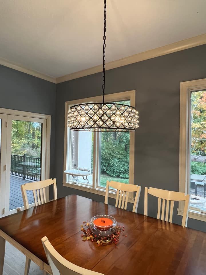Post-Modern Raindrop Crystal Chandelier Rectangle / round Light for Living Room / dining Table