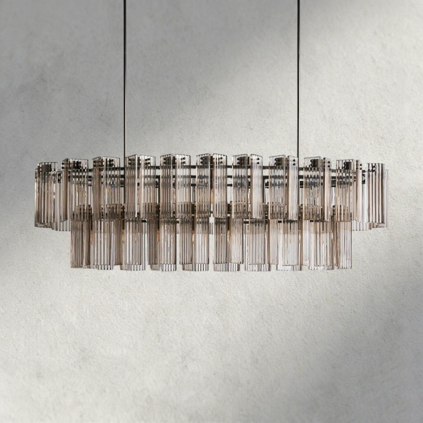 Delsie Oval Chandelier 51", 63", 72"